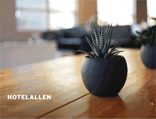 Tablet Screenshot of hotelallen.com